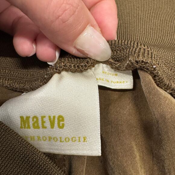 Anthropologie Maeve Green Saturday Casual Cargo Jogger Slacks Pants Medium - Picture 3 of 5